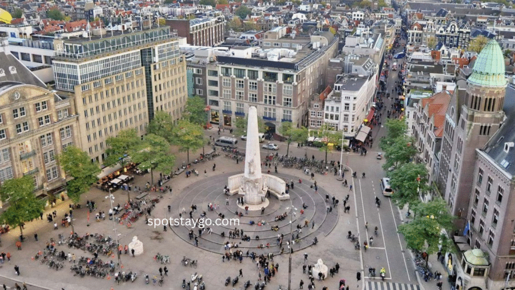 Sightseeing at The Dam, Top 10 Must-visit places in Amsterdam for 2025